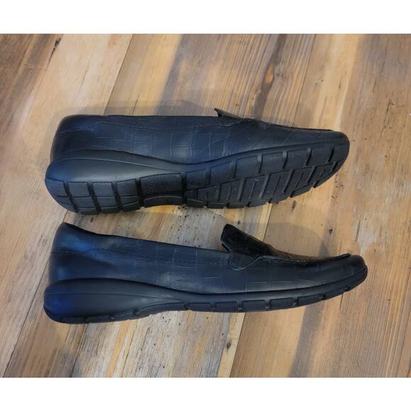 Easy Spirit Seabide Black Leather Loafer Shoes Size 6.5 - Picture 4 of 7